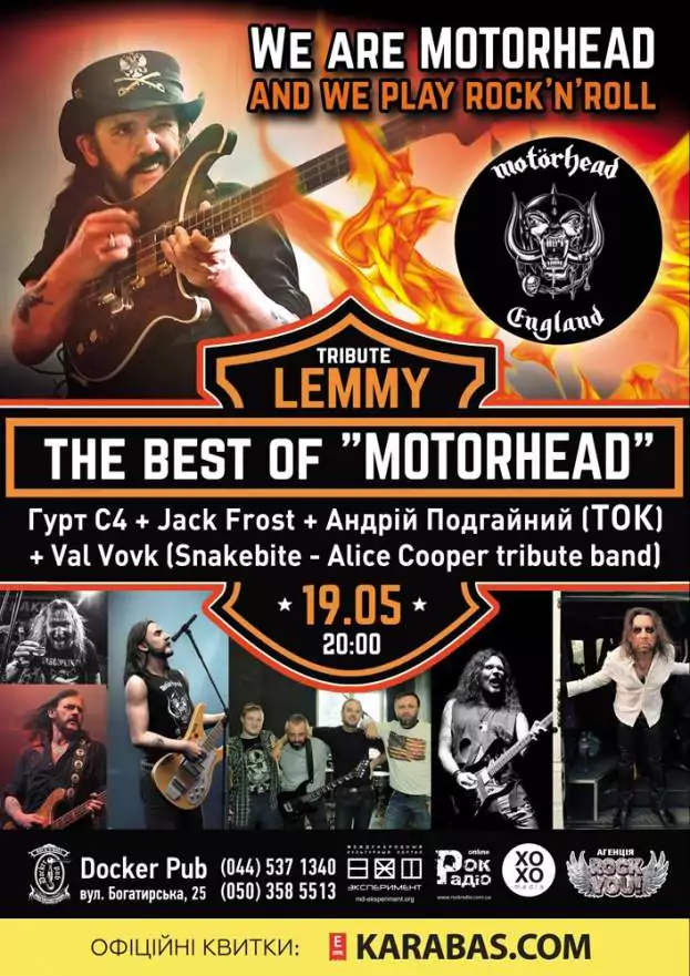 Tribute LEMMY the best of MOTORHEAD