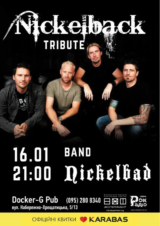 Tribute «Nickelback» - гурт «Nickelbad»
