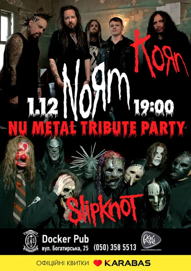 Триб`ют Korn and Slipknot - гурт Norm