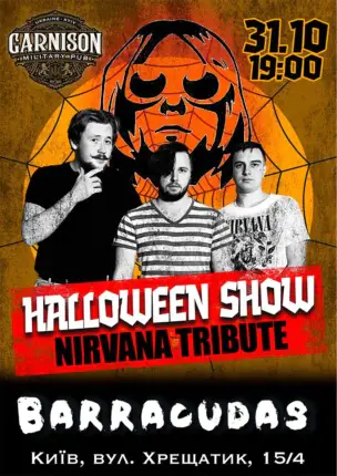 Halloween Show – Nirvana Tribute – Barracudas